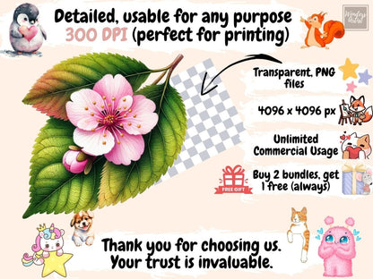 Cherry Blossoms (P2) Clipart blossom flowers png - Wonders Artist