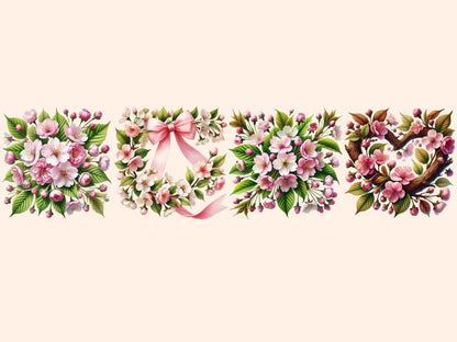 Cherry Blossoms (P2) Clipart blossom flowers png - Wonders Artist