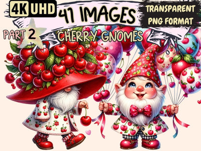 Cherry Gnomes (P2) Clipart Cherry clip art - Wonders Artist