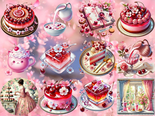 Clipart Rêves de Lait à la Cerise (ÉDITION LIMITÉE)