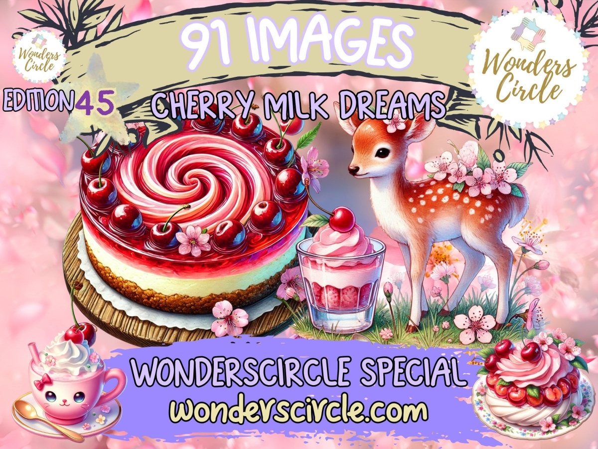 Clipart Třešňové Mléčné Sny (LIMITOVANÁ EDICE) image 1