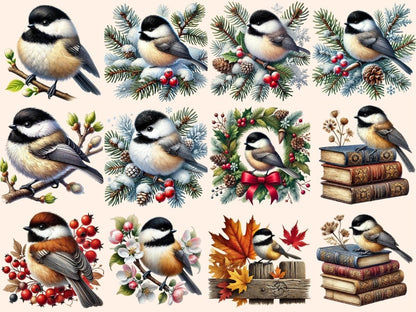 Chickadee Clipart bird clipart - Wonders Artist