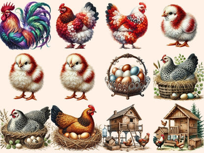 Chickens & Roosters Clipart Chicken clip art - Wonders Artist