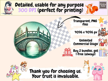 Chinoiserie Summer (P2) Clipart blue white clipart - Wonders Artist