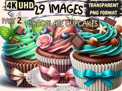 Chocolate Cupcakes (P2) Clipart choco cupcake png - Wonders Artist