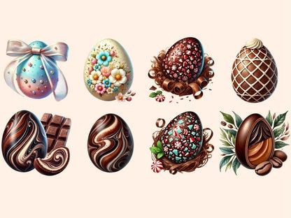 Chocolate Eggs (P3) Clipart candy egg png - Wonders Artist