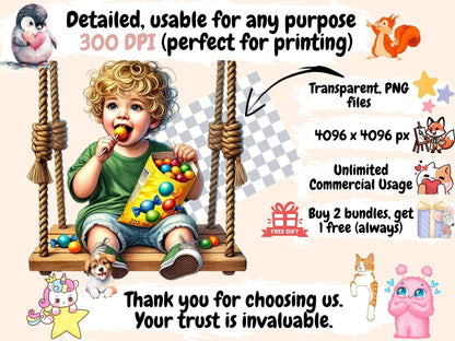 Chocolate Sweets Kids Clipart children clipart - Wonders Artist
