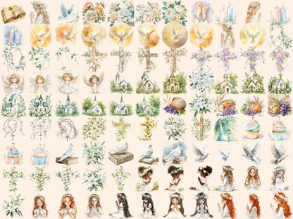 Christian Ceremony Watercolor Clipart Christian Ceremony - Wonders Artist