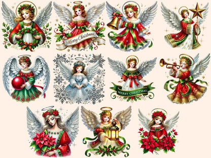 Christmas Angels (P2) Clipart Angel Clipart - Wonders Artist