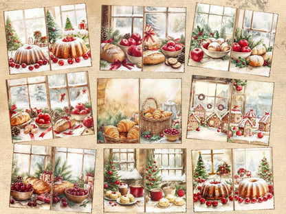 Christmas Baking Journal Pages (P2) Baking Ephemera - Wonders Artist