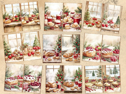 Christmas Baking Journal Pages (P3) Baking Ephemera - Wonders Artist