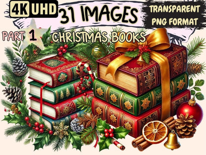 Christmas Books Clipart Book of Christmas - Wonders Artist