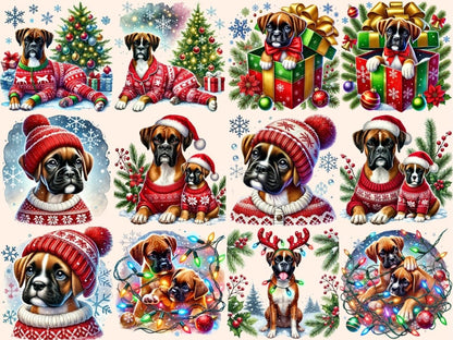 Christmas Boxers Clipart Boxer Clipart - Wonders Artist
