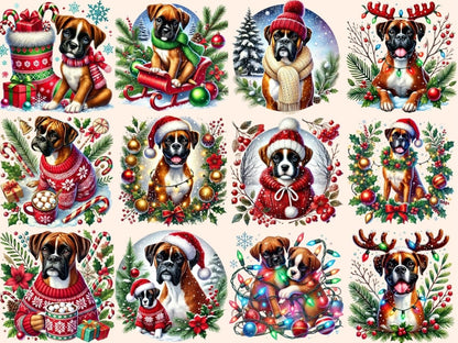 Christmas Boxers Clipart Boxer Clipart - Wonders Artist