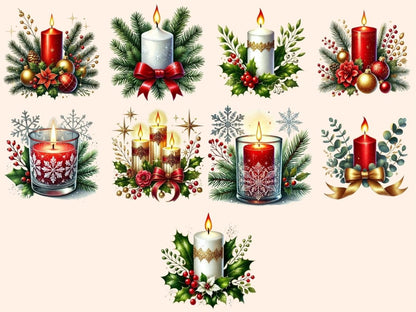 Christmas Candles Clipart Candle Clipart - Wonders Artist