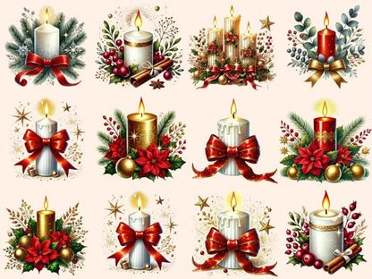 Christmas Candles Clipart Candle Clipart - Wonders Artist