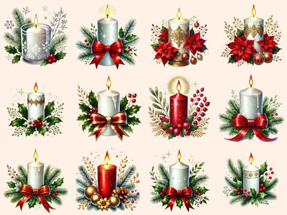 Christmas Candles (P3) Clipart Candle Clipart - Wonders Artist