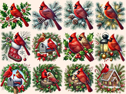 Christmas Cardinals Clipart cardinal bird png - Wonders Artist