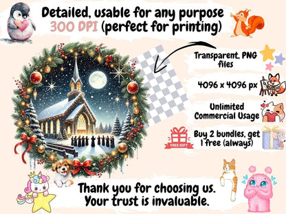 Christmas Churches & Carols Clipart Carol Clipart - Wonders Artist