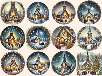 Christmas Churches & Carols Clipart Carol Clipart - Wonders Artist