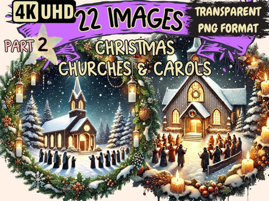 Christmas Churches & Carols (P2) Clipart Carol Clipart - Wonders Artist