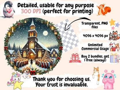 Christmas Churches & Carols (P2) Clipart Carol Clipart - Wonders Artist
