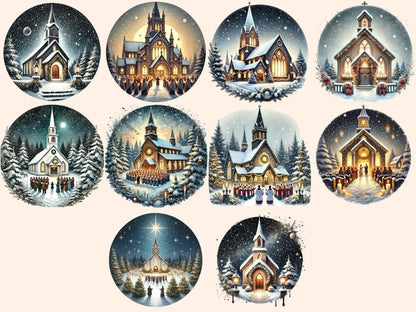 Christmas Churches & Carols (P2) Clipart Carol Clipart - Wonders Artist