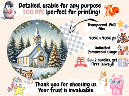 Christmas Churches Clipart Christmas Chapel - Wonders Artist