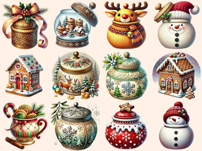 Christmas Cookie Jars Clipart christmas jar png - Wonders Artist