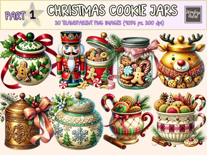 Christmas Cookie Jars Clipart christmas jar png - Wonders Artist