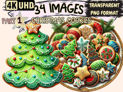 Christmas Cookies Clipart Christmas Baking Art - Wonders Artist