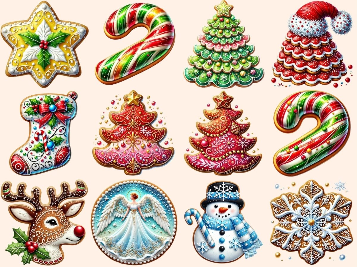 Christmas Cookies Clipart Christmas Baking Art - Wonders Artist