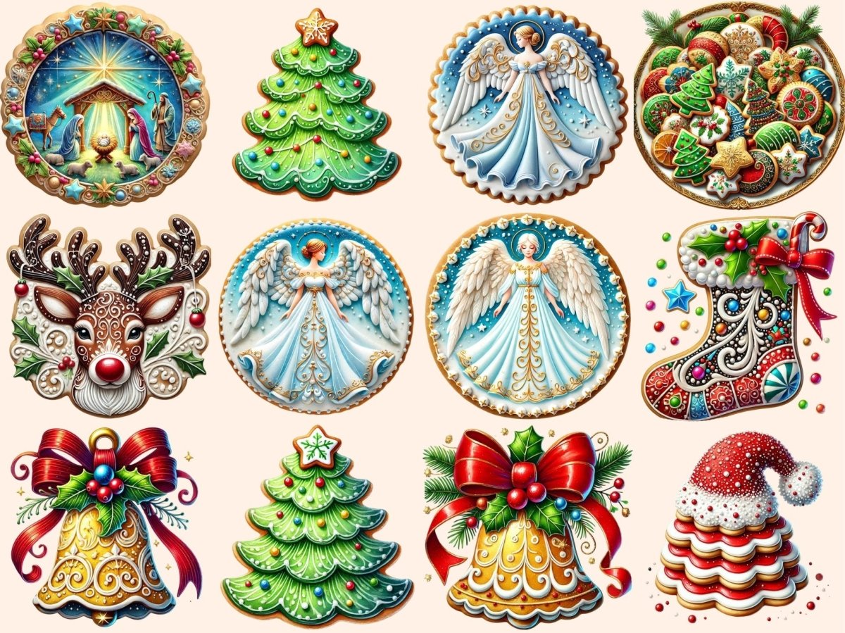 Christmas Cookies Clipart Christmas Baking Art - Wonders Artist