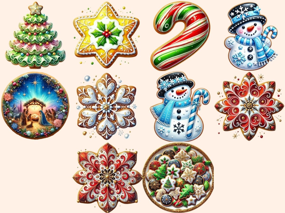 Christmas Cookies Clipart Christmas Baking Art - Wonders Artist