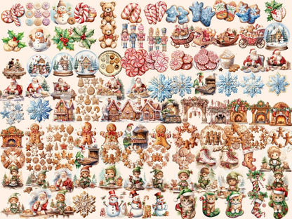 Christmas Cookies Watercolor Clipart christmas clipart - Wonders Artist