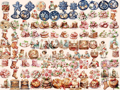 Christmas Cookies Watercolor Clipart christmas clipart - Wonders Artist