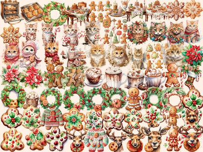 Christmas Cookies Watercolor Clipart christmas clipart - Wonders Artist