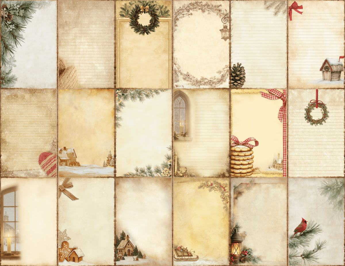 Christmas Cottage Journal Pages All Bundles Journal Pages new bundles all - WondersArtist