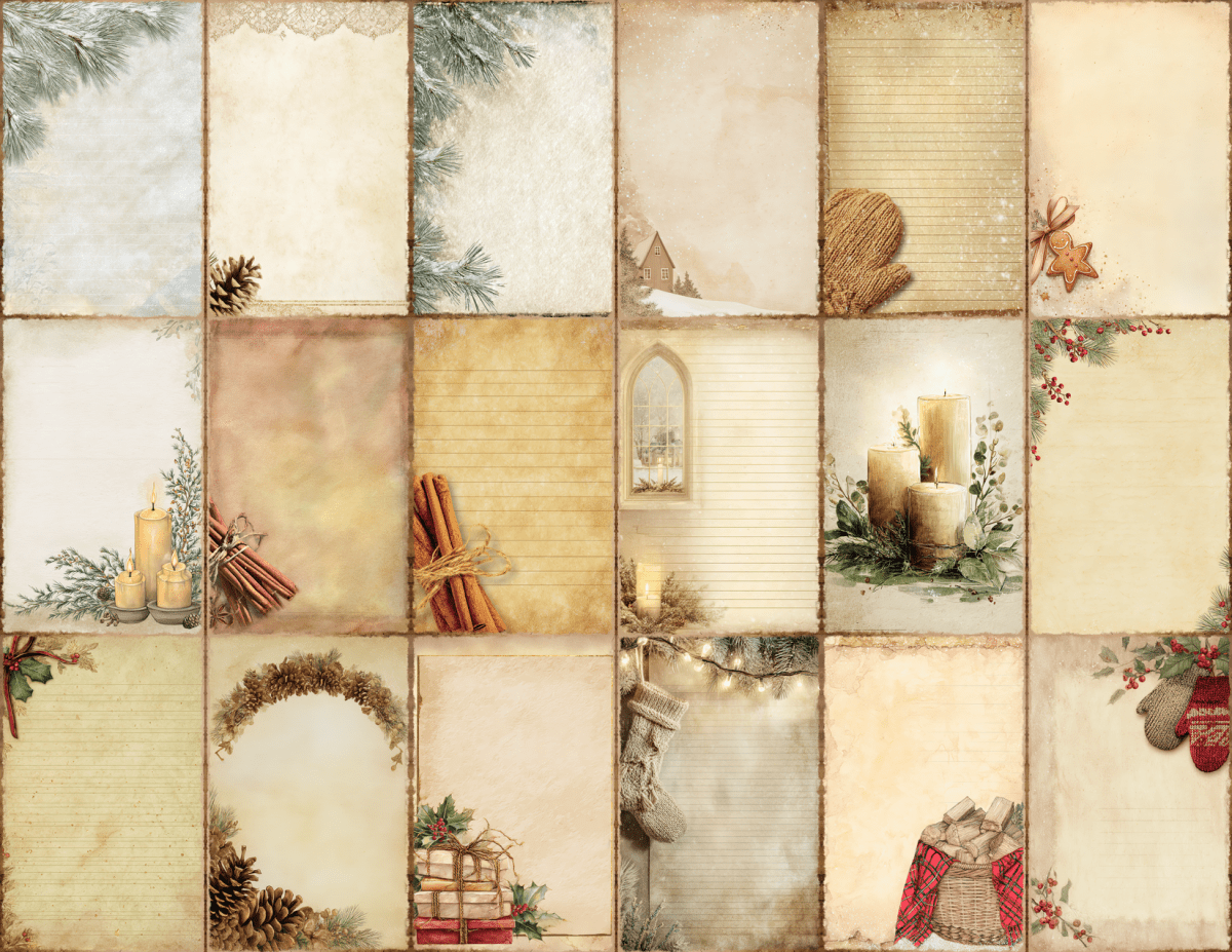 Christmas Cottage Journal Pages All Bundles Journal Pages new bundles all - WondersArtist