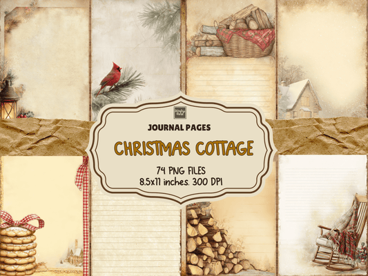 Christmas Cottage Journal Pages All Bundles Journal Pages new bundles all - WondersArtist