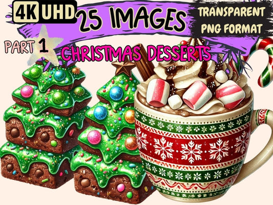 Christmas Desserts Clipart Christmas Baking PNG - Wonders Artist