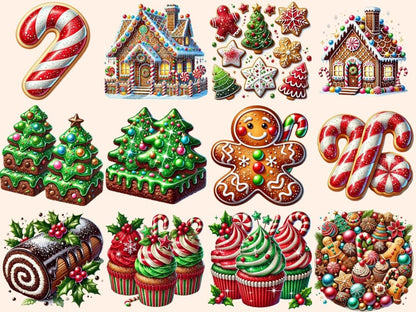 Christmas Desserts Clipart Christmas Baking PNG - Wonders Artist