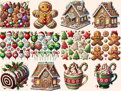 Christmas Desserts Clipart Christmas Baking PNG - Wonders Artist