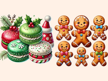 Christmas Desserts (P2) Clipart Christmas Baking PNG - Wonders Artist