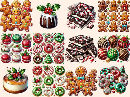 Christmas Desserts (P2) Clipart Christmas Baking PNG - Wonders Artist