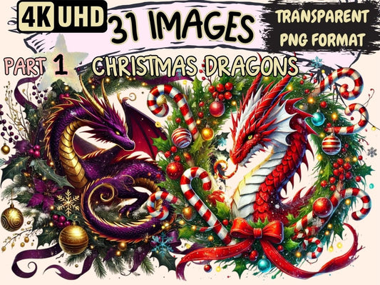 Christmas Dragons Clipart Christmas Dragons - Wonders Artist