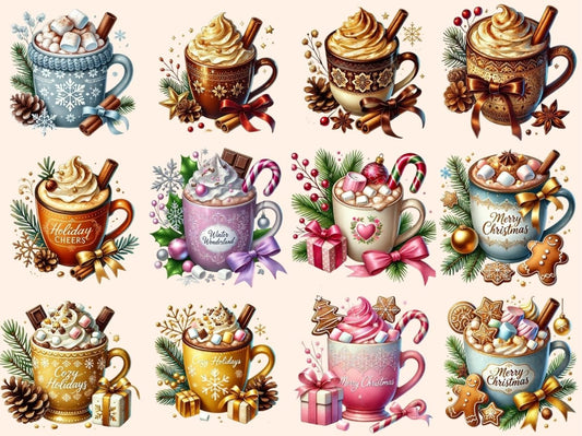 Christmas Drinks Clipart