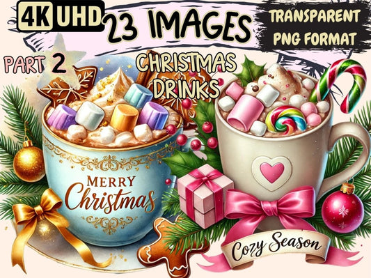 Christmas Drinks (P2) Clipart christmas beverage - Wonders Artist