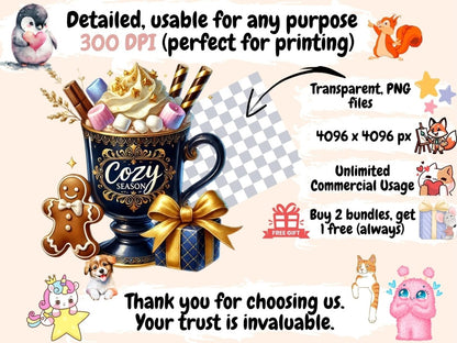 Christmas Drinks (P2) Clipart christmas beverage - Wonders Artist