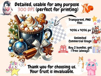 Christmas Drinks (P3) Clipart christmas beverage - Wonders Artist